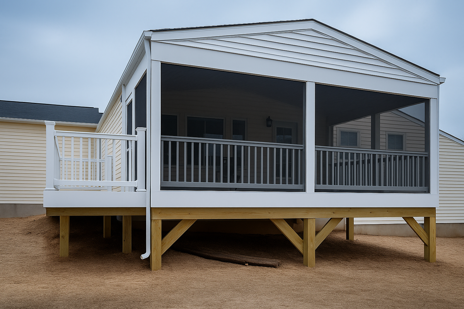 Screen porch construction Southern Maryland – Davis Construction