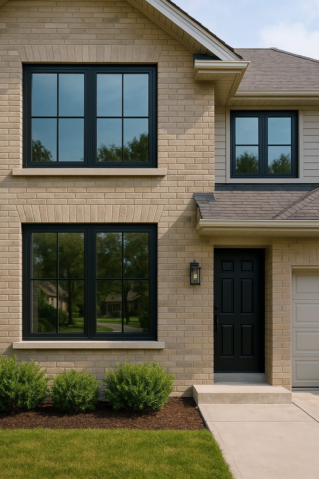 Black Trim Window Installation – Broomes Island, MD | Davis Construction