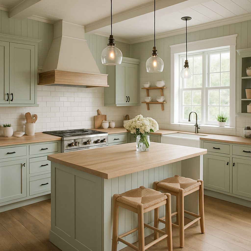 Mint Green Kitchen Remodel – Huntingtown, MD | Davis Construction